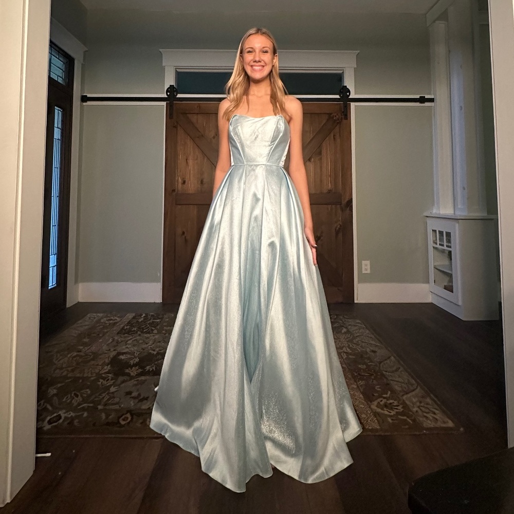 Blue Ballgown